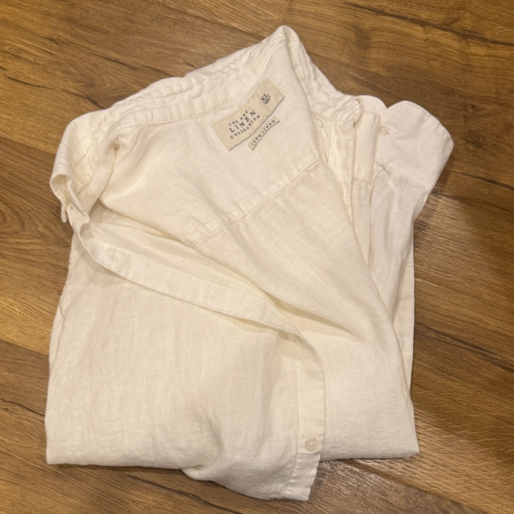 Abercrombie Linen Button-Up Shirt